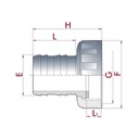 PVC tömlőcsatlakozó hollandi anyával 1" IG x 25 mm-0