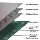 fehér 650 g/m² PVC 4 x 8m (32m²) ponyva-0