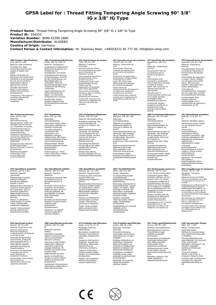 Menetes szerelvény temperöntvény könyökcsatlakozó 90° 3/8" IG x 3/8" IG kúpos típus-1