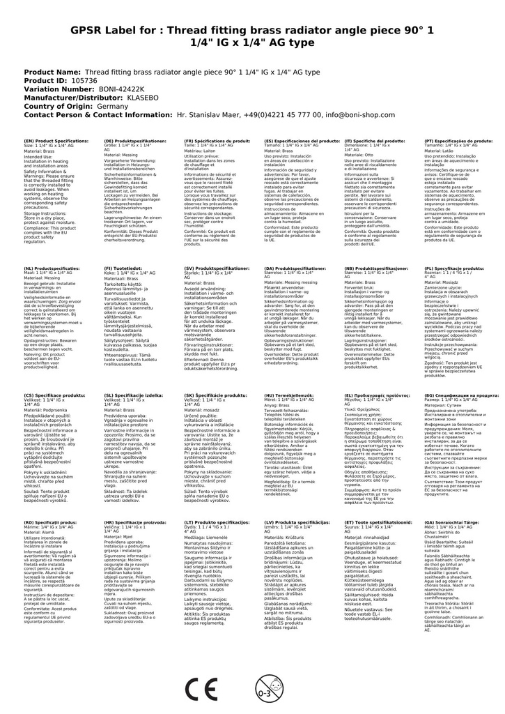 Menetes szerelvény sárgaréz radiátor könyök 90° 1 1/4" belső menet x 1 1/4" külső menet kúpos tömítés típus-0