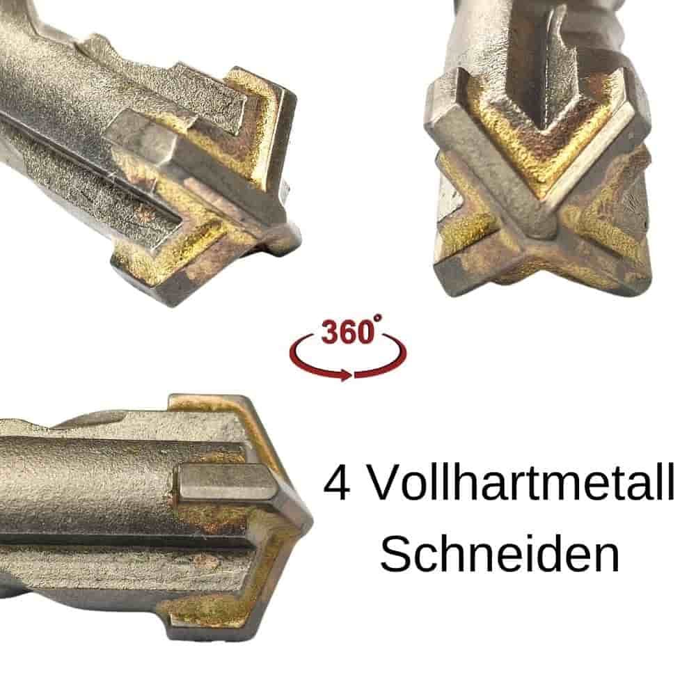 Kalapácsfúró SDS-PLUS 4-vágó Ø 6,5mm x 210mm hossz-1