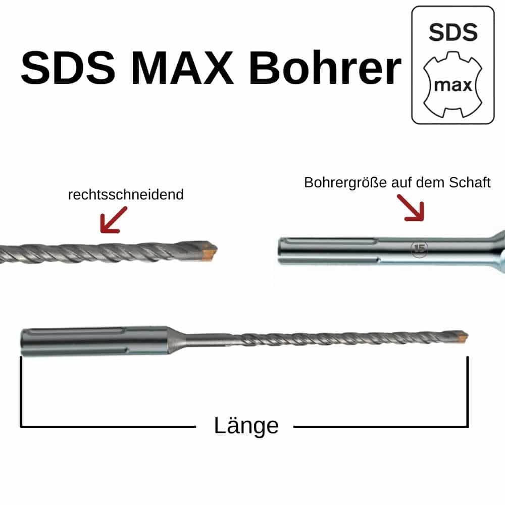 Kalapácsfúró SDS-MAX 4-vágó Ø 20, 0mm x 320mm hosszúság-0