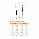 KGRE tisztítócső DN/OD 250 kerek fedéllel-0