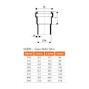 KG NBR tömítés - olajálló DN/OD 250 (KG PVC)-0