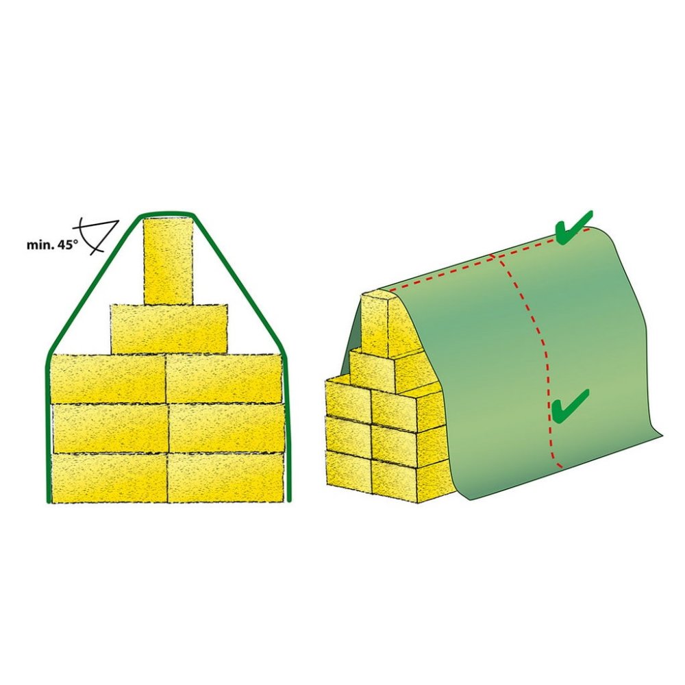 Szalmavlies védővlies 140g/m² 9, 8m x 25m (245m²)-3