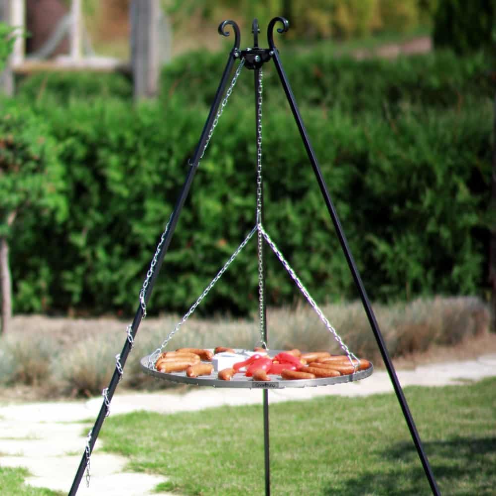 Forgó grill 180 cm + Rozsdamentes acél grillrács 50 cm-0