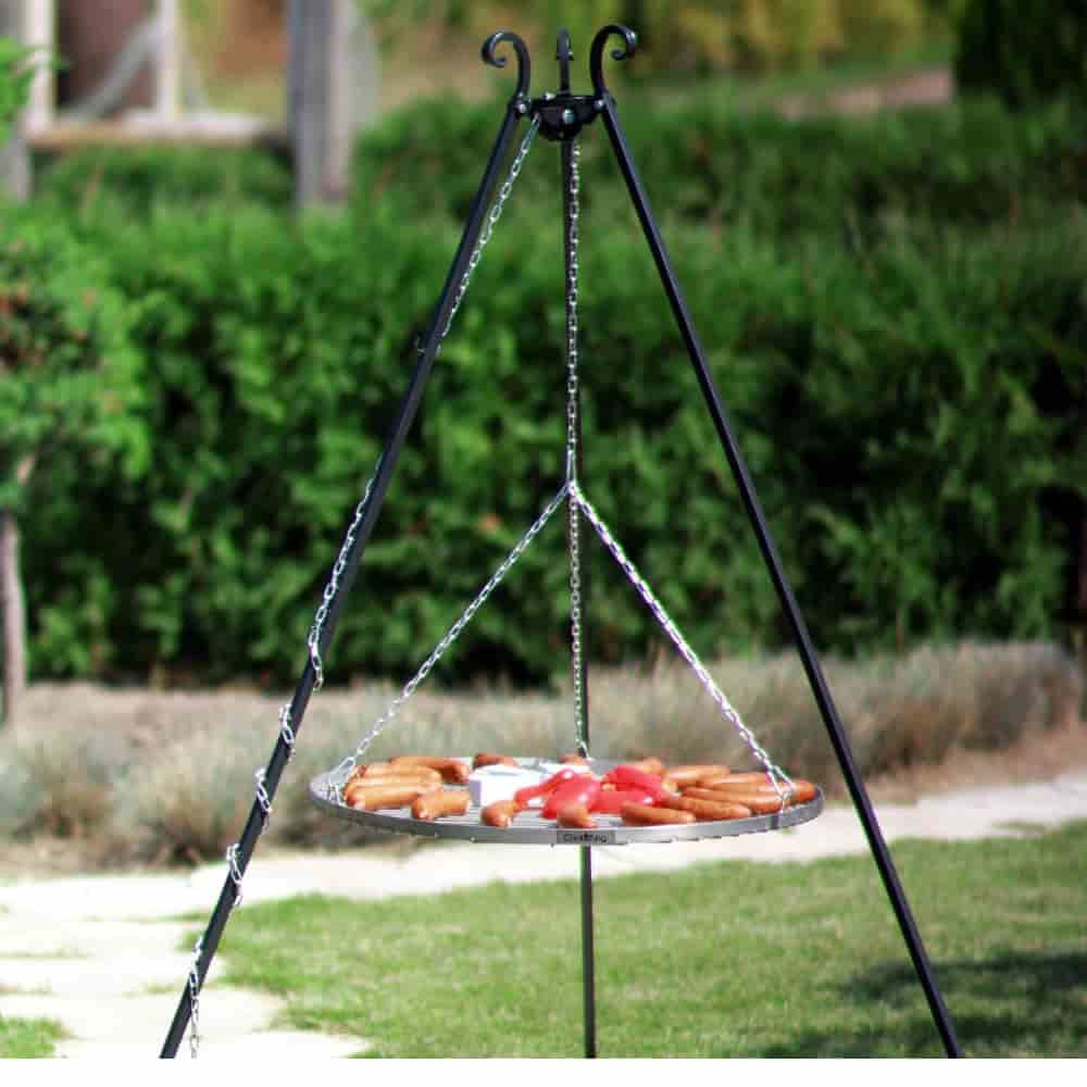 Forgó grill 180 cm + Rozsdamentes acél grillrács 70 cm-0