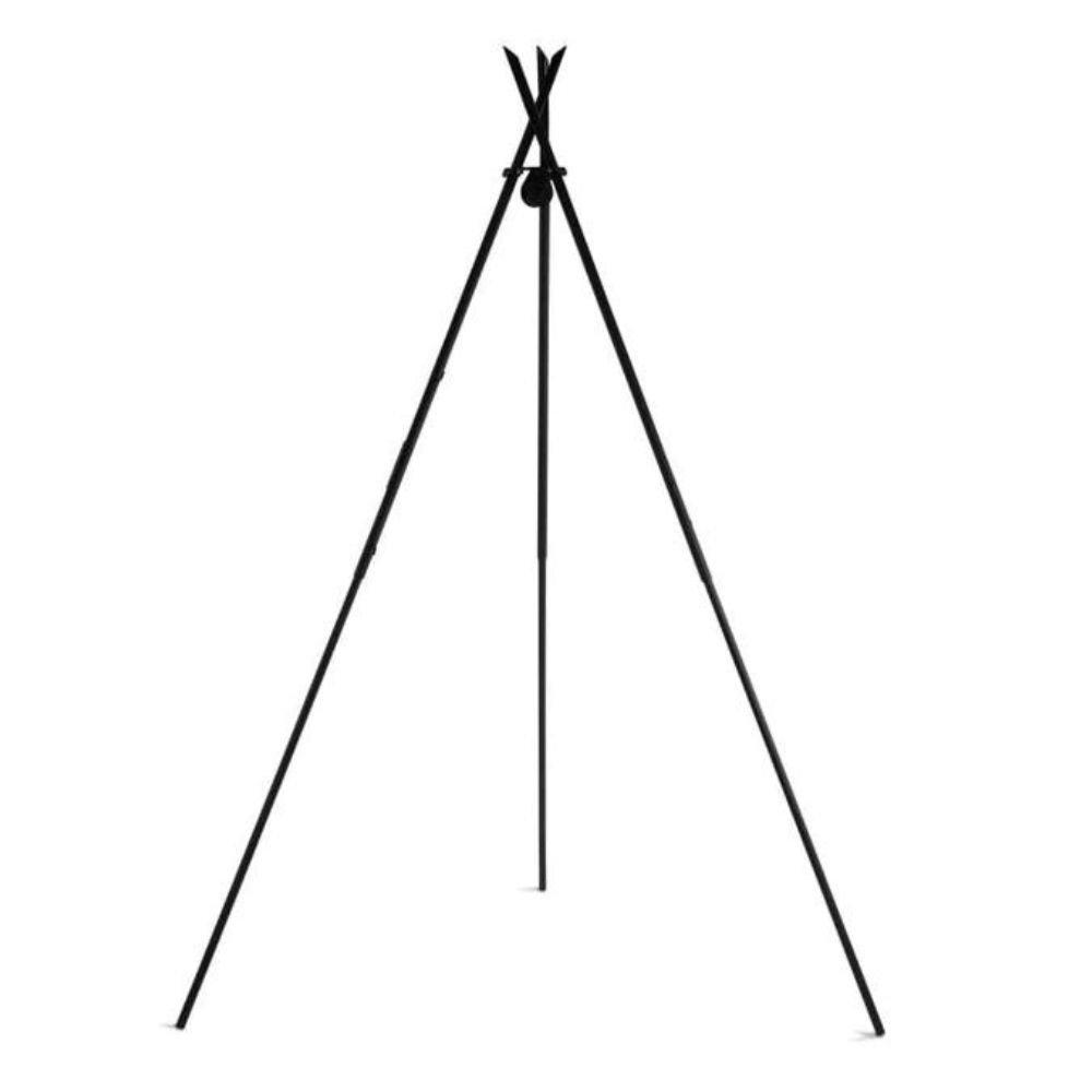 Forgó grill „TIPI“ 210 cm + Grillrács 70 cm természetes acélból-0