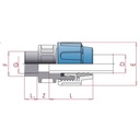 PP PE cső csatlakozó kuplung IG 20 x 1/2"-4