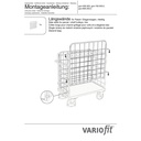 Kiegészítő rácsos fal alacsony szintű kocsihoz 1200 x 800 mm XL típus-0