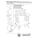 Dróthálós háromoldalas kocsi 400 kg Típus S + EasySTOP-1