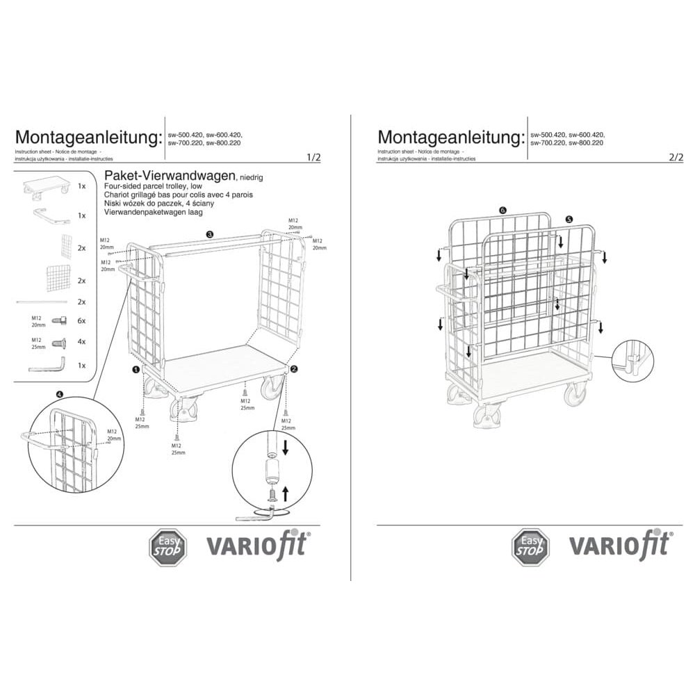 Csomag-négyfalas kocsialacsony típus S + EasySTOP-1