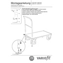 Tolókarral rendelkező kocsi 1000 kg Típus L + EasySTOP-0