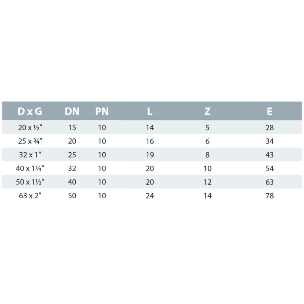 PVC-U 45° Könyök IG 1" PN10-1