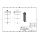 KGEM cső SN 4 DN/OD 125 x 1000 mm-1