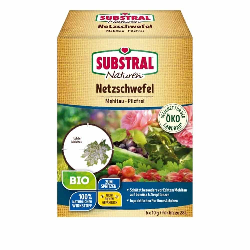 Naturen Bio Netzschwefel Lisztharmat-Gombamentes 60g Kartondoboz tasakokkal